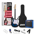 Red 36 Inch Electric Guitar Kit with Amp, Six Strings, Picks, Strap, Tuner, Cable, Gig Bag E93608