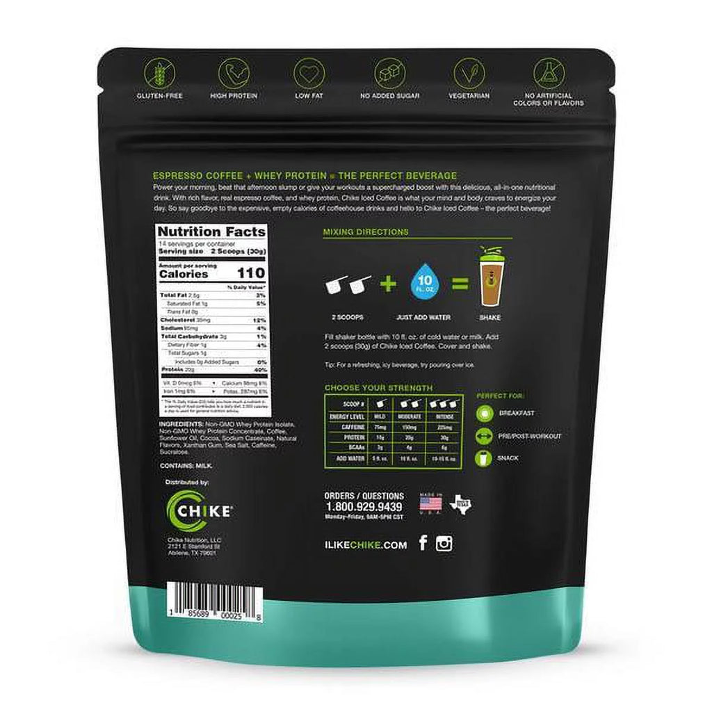 High Protein Iced Coffee Mocha Mint W389