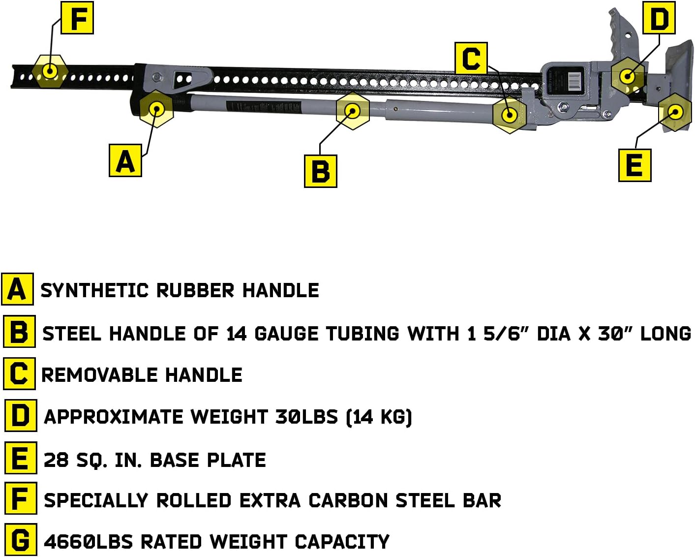 54" Universal Trail Jack V3882