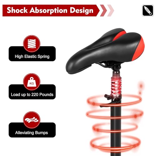 Adjustable Electric Scooter Seat 10.23 * 6.29inch Aluminum Rod K6216