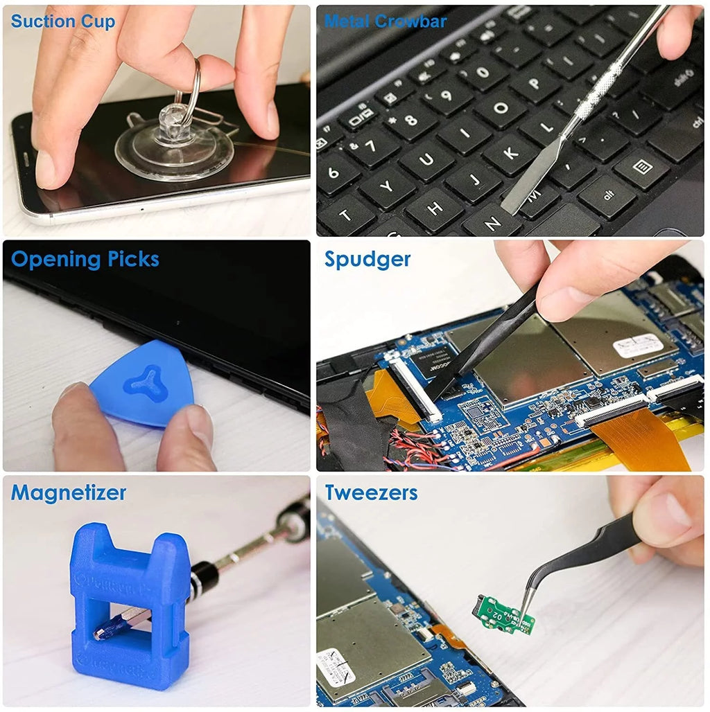 144 in 1 Electric Precision Screwdriver with Magnetic Bits G10044