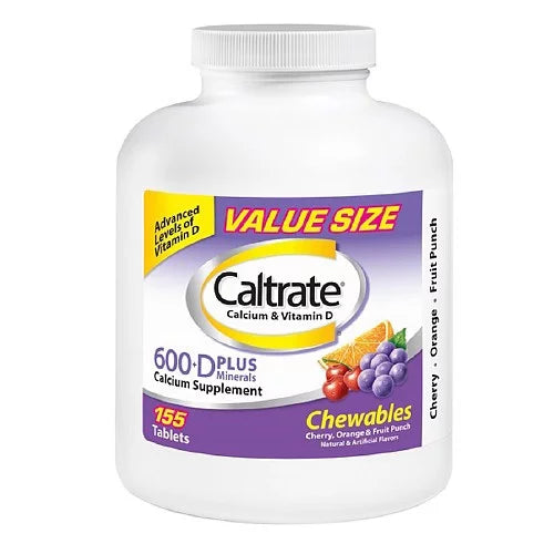 Calcium And Vitamin D Plus Minerals 600+D Chewables 3 Pack H766