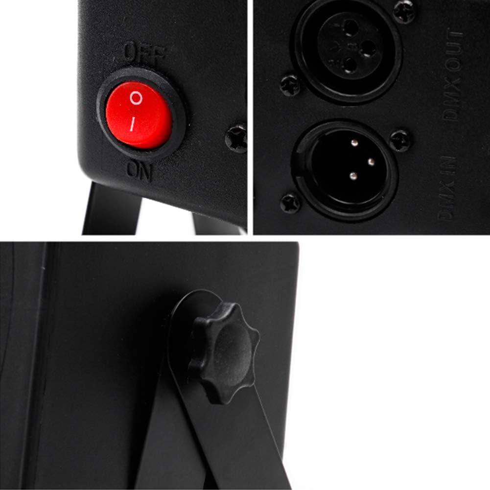 4 Pack Rechargeable Battery Powered RGB LED Uplights N836