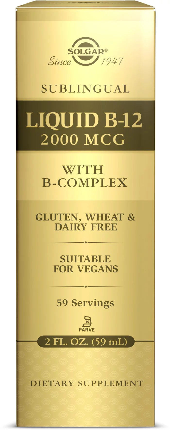 Sublingual Liquid B-12 2000 mcg with B-Complex Pack of 3 H308