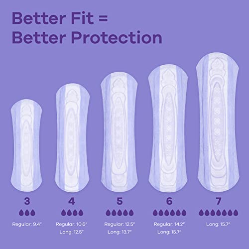Adult Extra Heavy Long Incontinence Pads, 45 Count x 2 Packs (90 Count total) W675325