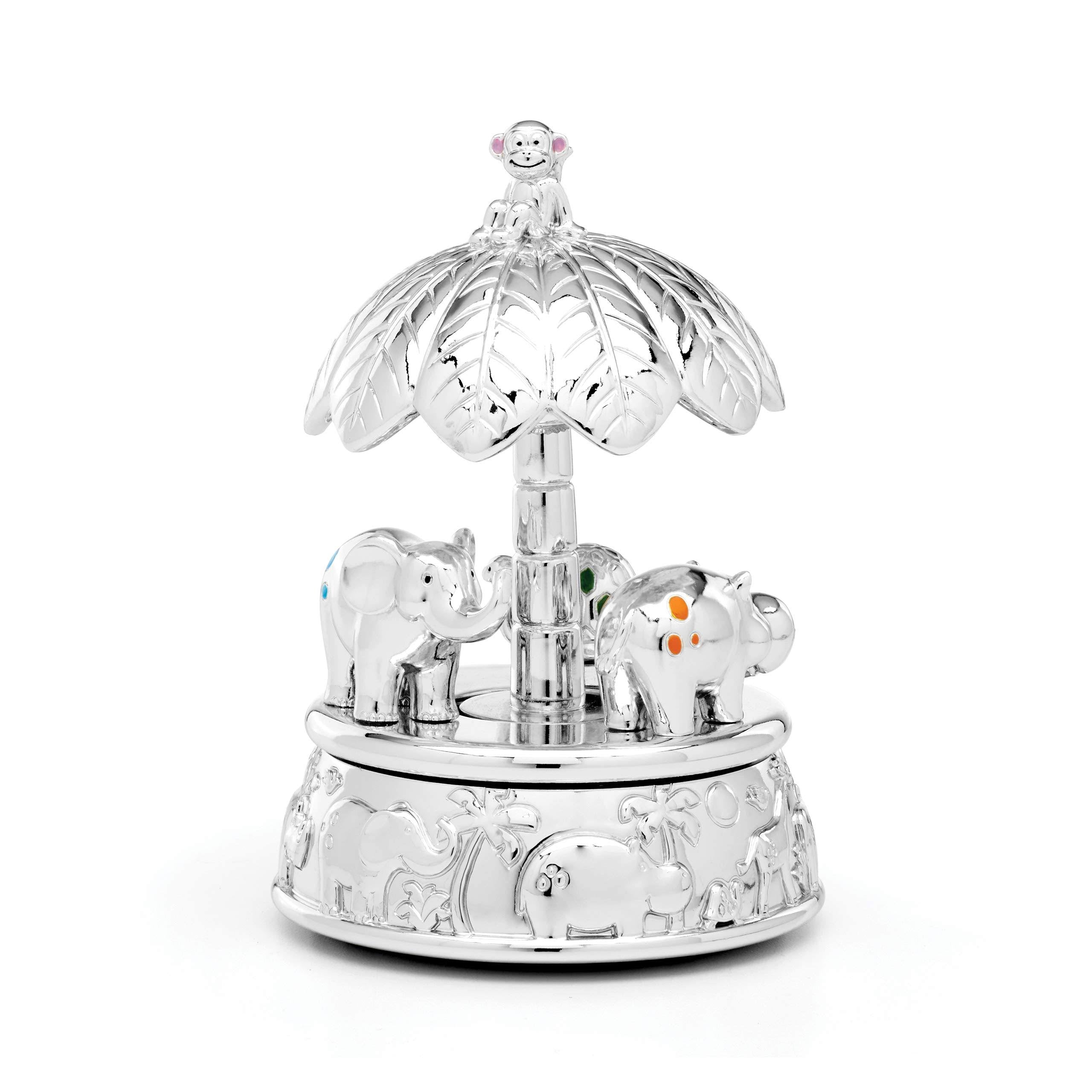 Silver Musical Carousel D482578