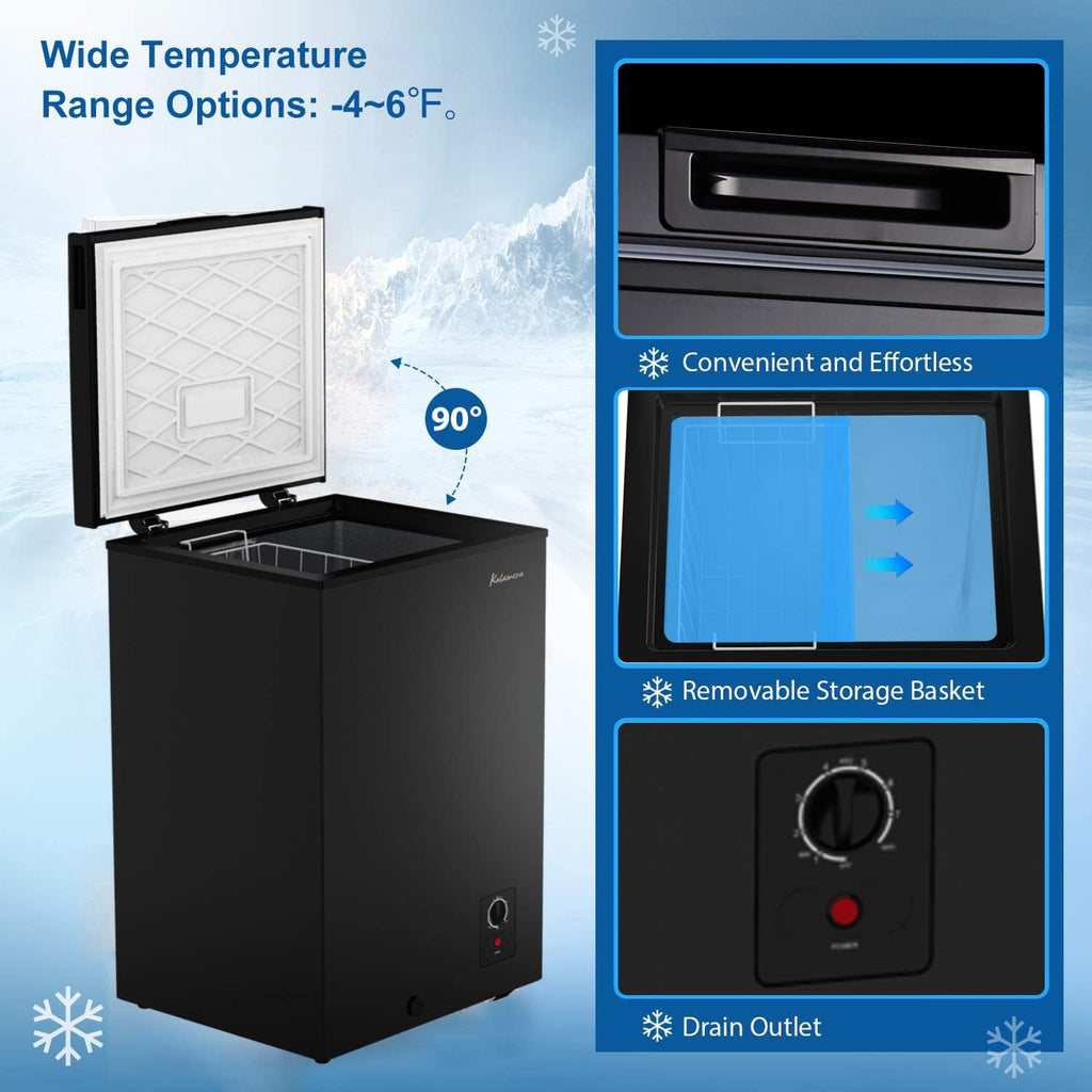3.5 Cu.ft Chest Freezer Black P183363