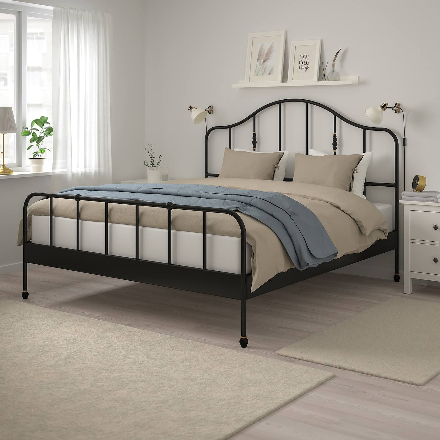 Black King Bed Frame H24231