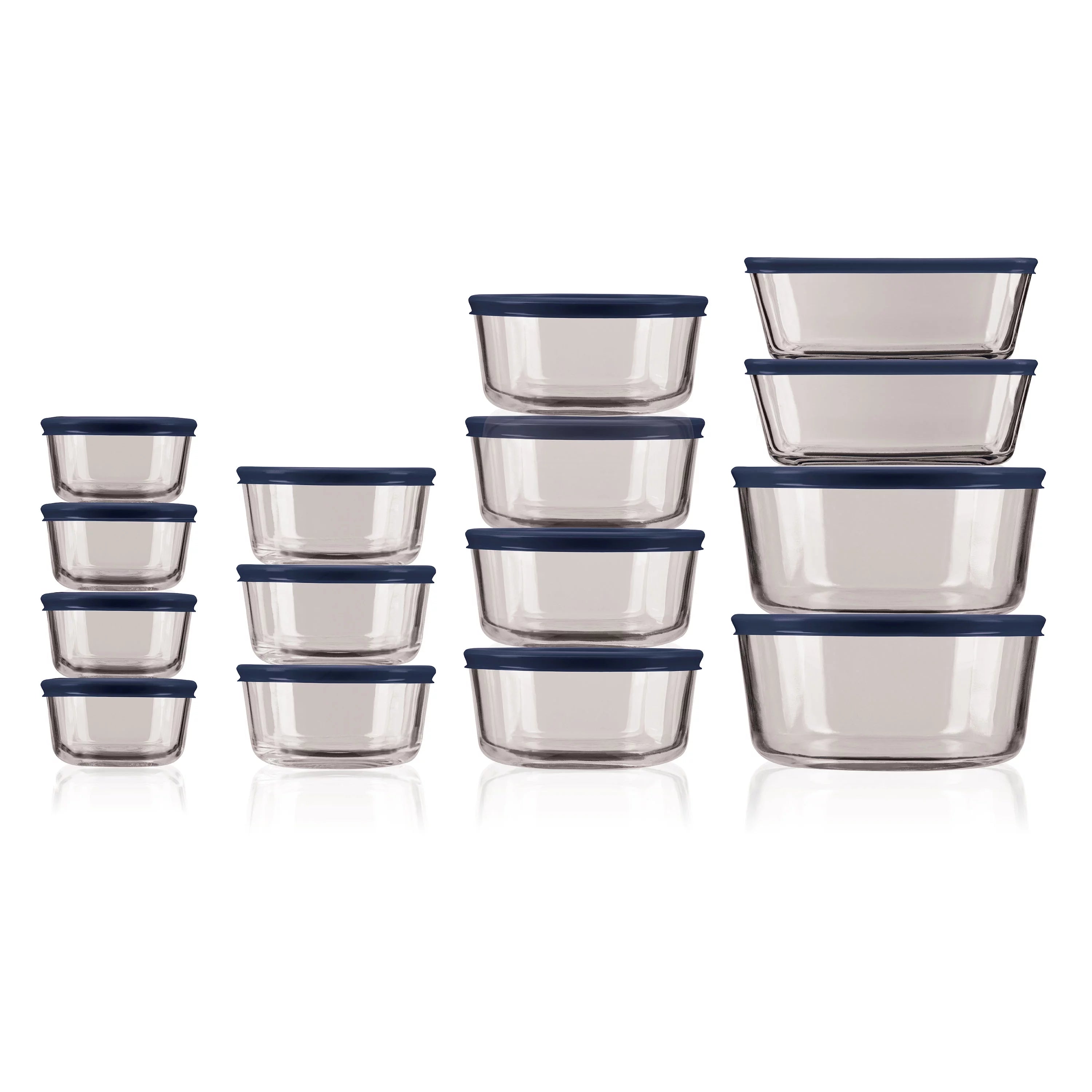 30 Piece Glass Food Storage Containers with Lids C34697