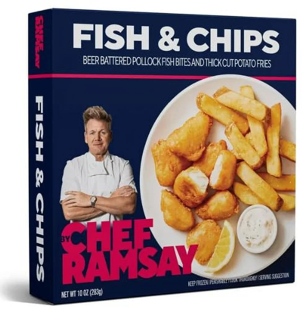 9.5oz Frozen Fish and Chips Pack of 10 P7957
