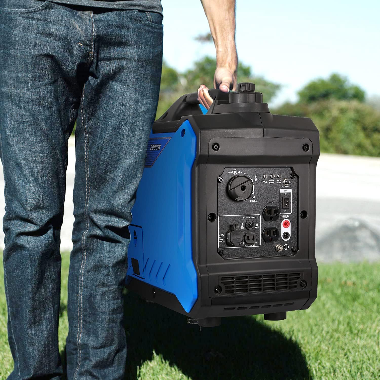 Portable Inverter Generator 2000 Watt Gas Powered C2703