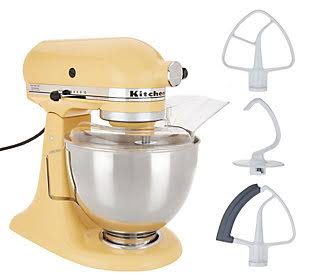 4.5-qt 300W Tilt-Head Stand Mixer, Majestic Yellow S589