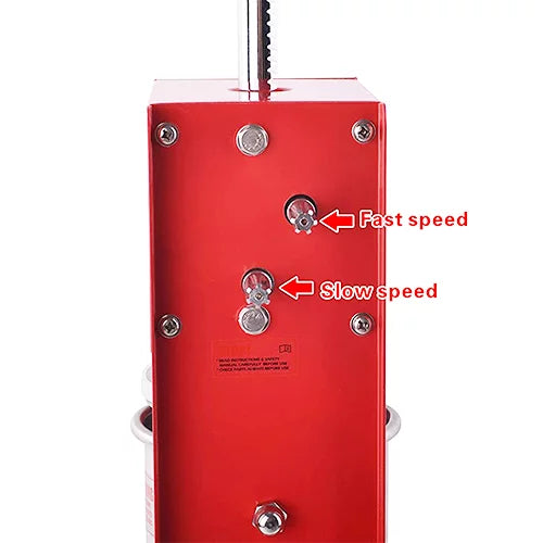 7 Lb/3 L 2 Speed Stainless Steel Vertical Sausage Stuffer A8427