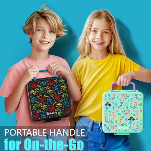 3-4 Compartment 60OZ Bento Box with Leakproof 8OZ Insulated Food Jar E540011
