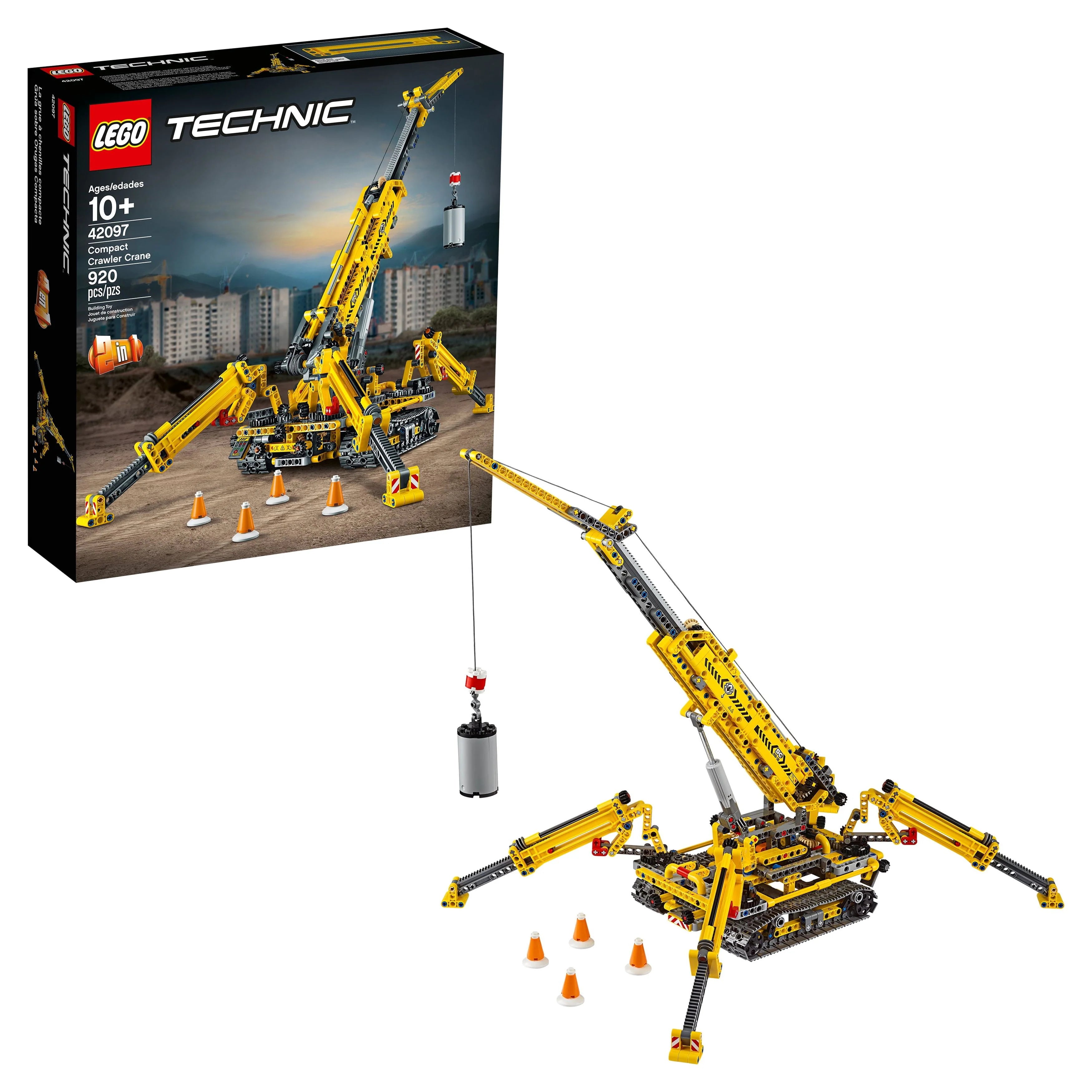 Compact Crawler Crane Construction Model Set (920 Pieces) G367