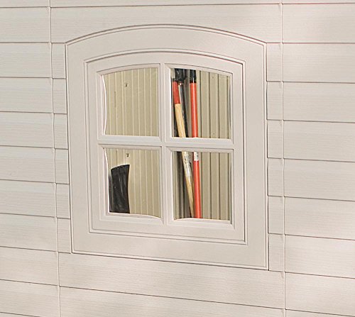 Outdoor Storage Dual Entry Shed, 15 x 8 ft, Desert Sand Y564