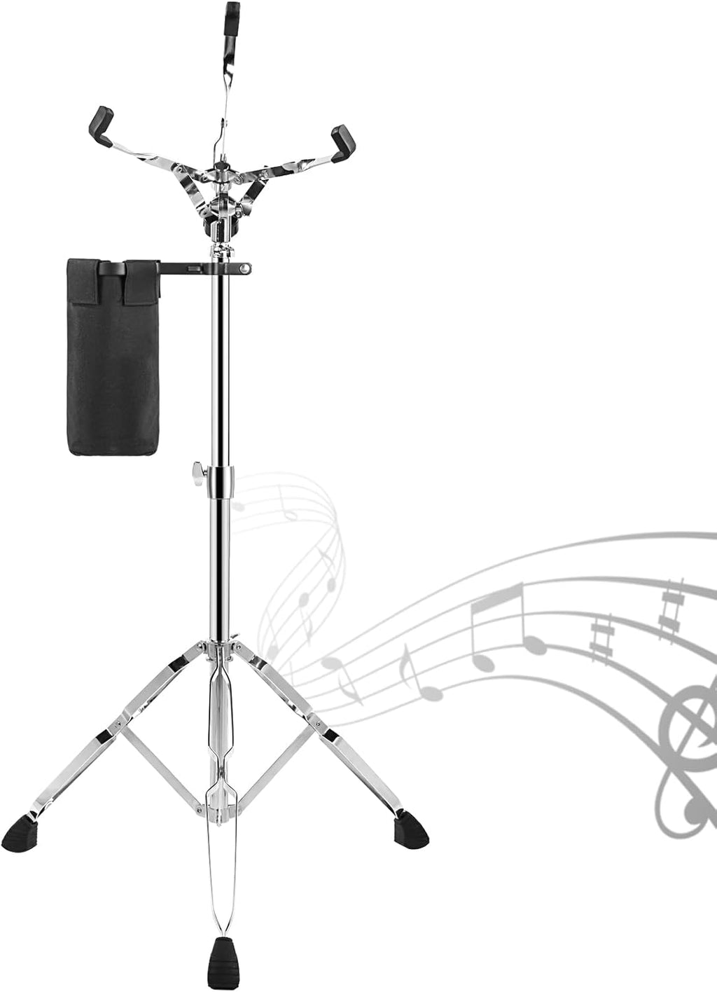 Adjustable Snare Drum Stand for 10-14 Inch Drum Pad, Height 26"-41" E46008