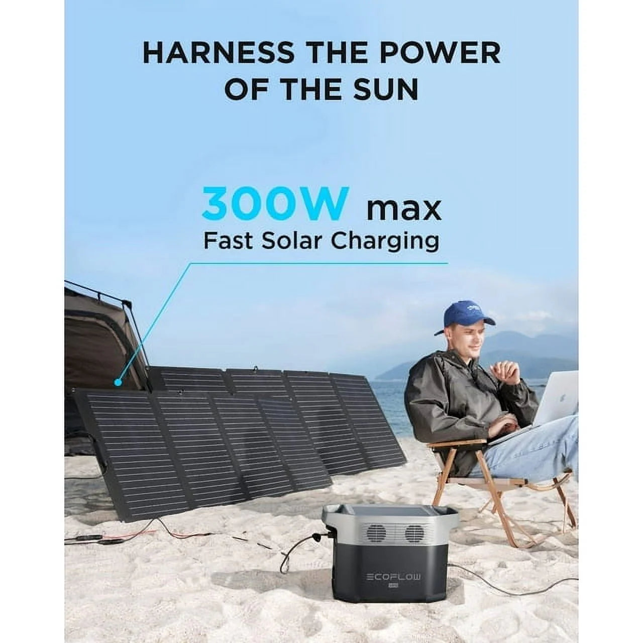882Wh Capacity Portable Power Station Solar Generator O5213