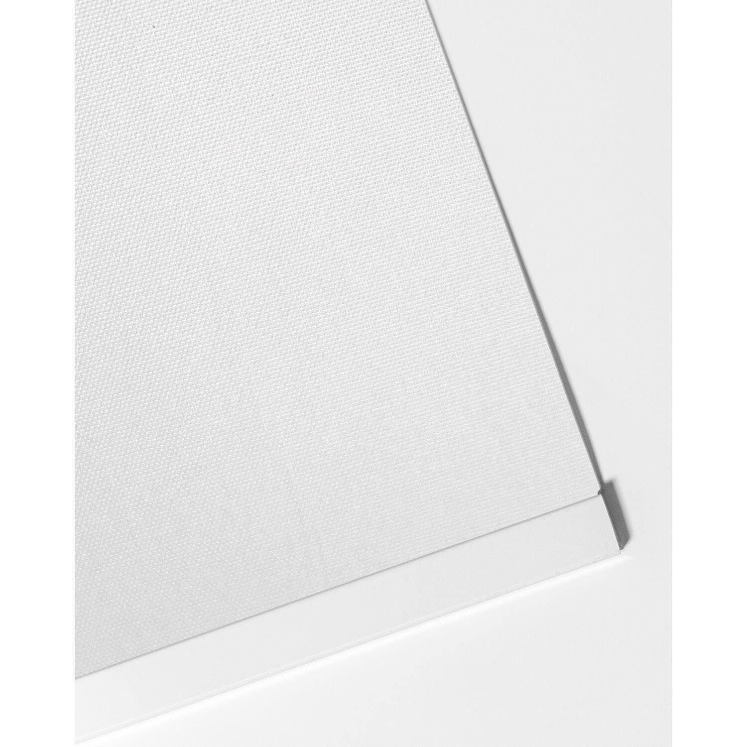 Blackout Adjustable Sliding Panel Track Blind, Up to 86 inchw x 96 inchh, Ivory F888