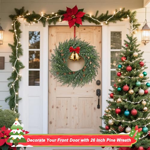 26 Inch Pine Wreath S833686