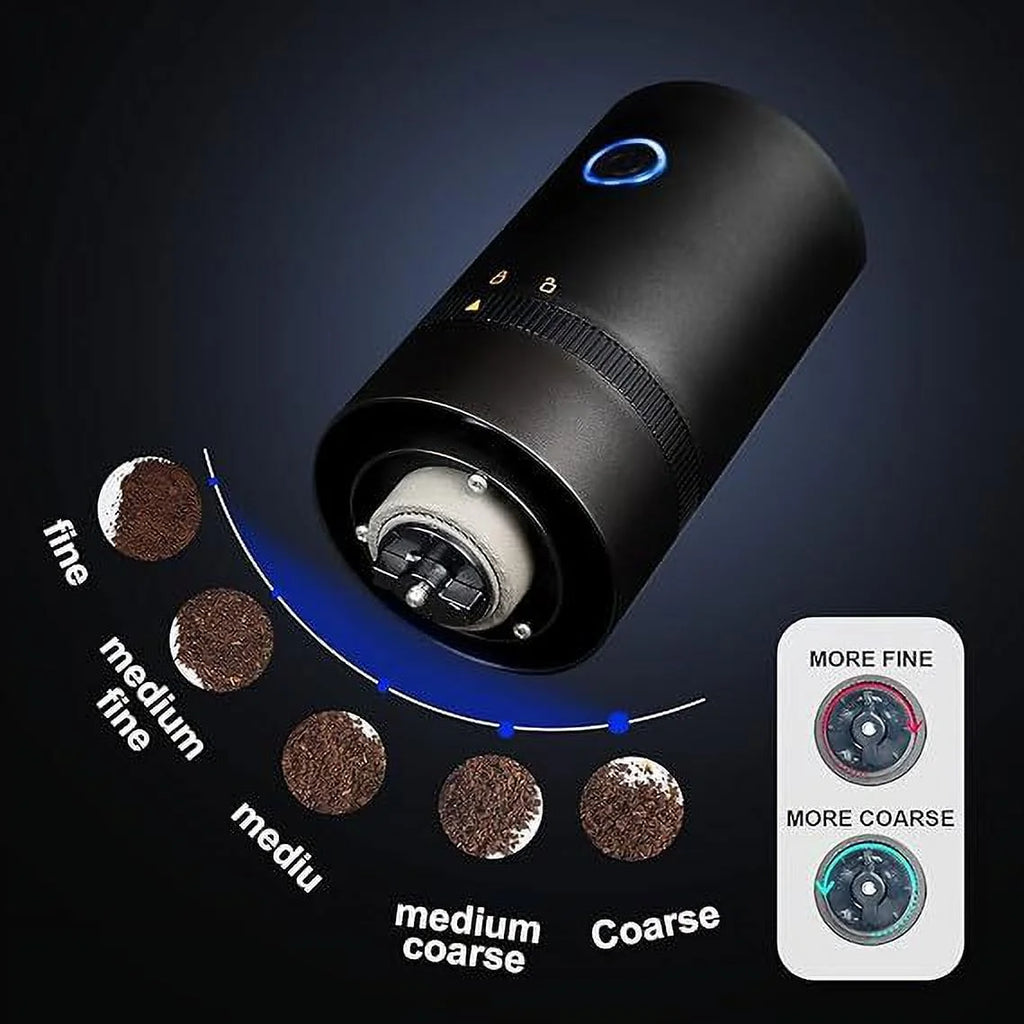 Small Cordless Electric Burr Coffee Grinder J537