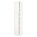 White High Cabinet with shelves, 2 Doors, 18x24x90 H2439
