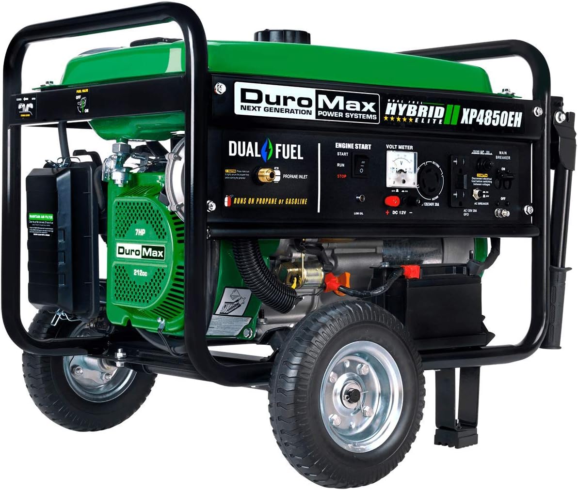 Dual Fuel Portable Generator 4400 Watt Electric Start Z720610