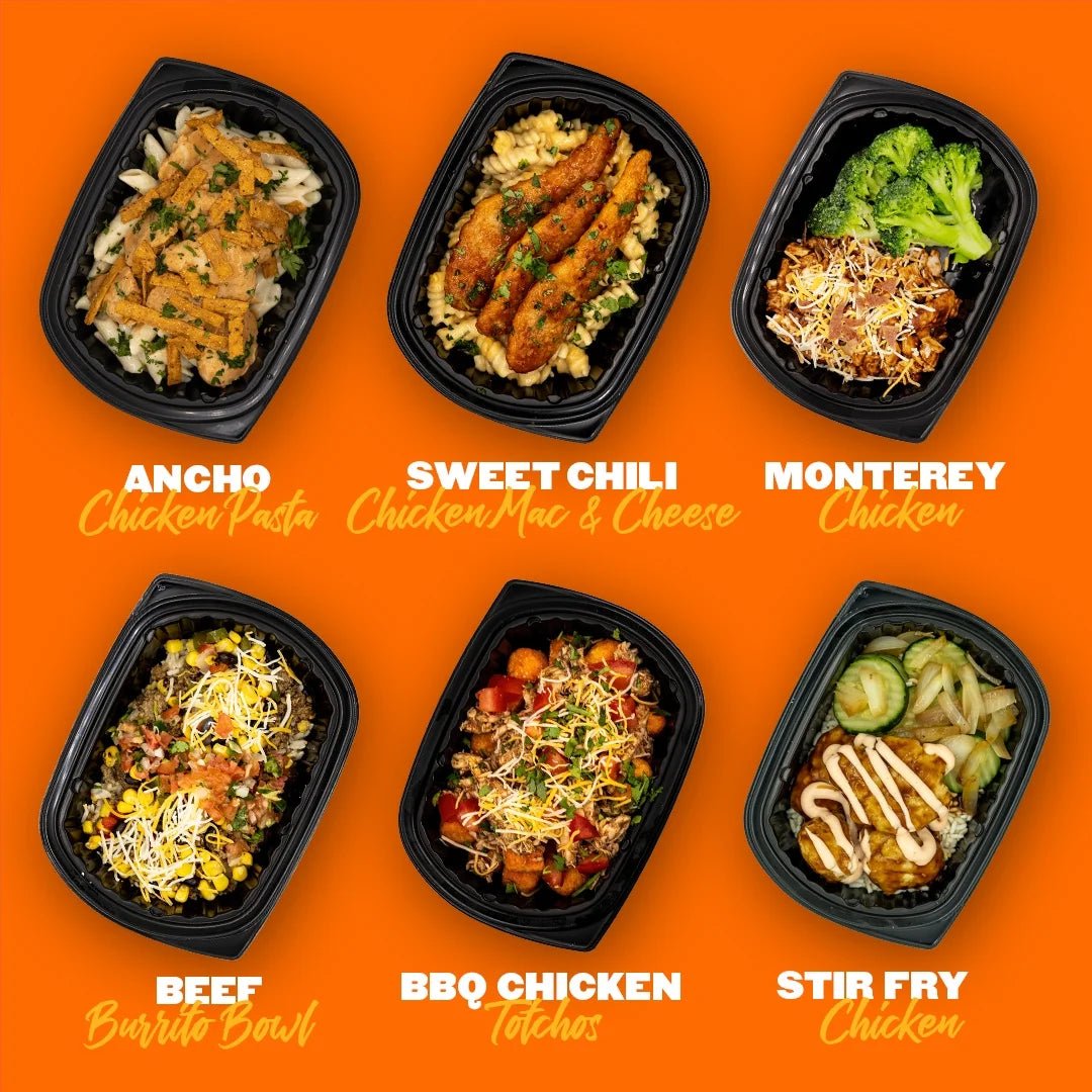 6 Frozen High Protein Meals C674