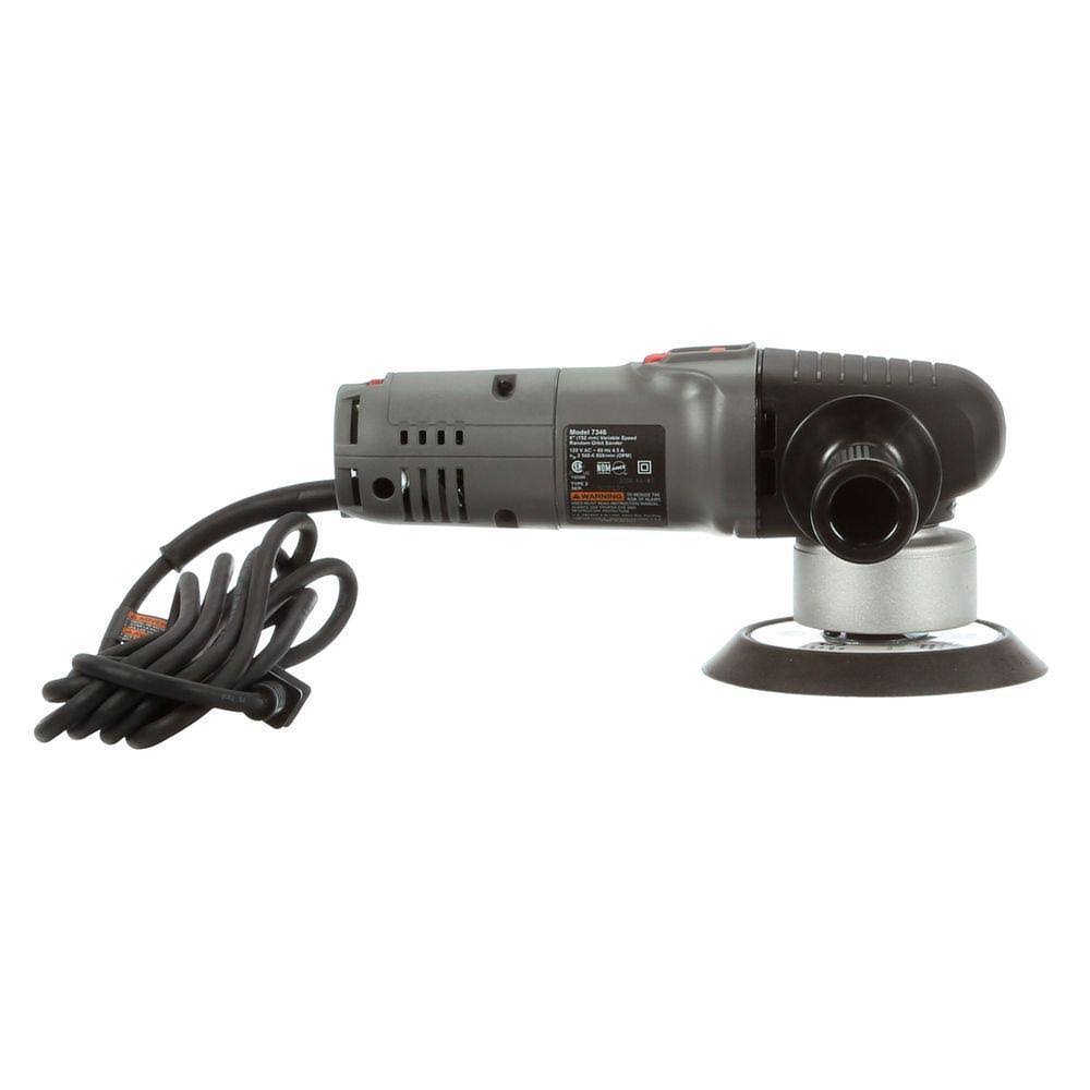 Variable Speed Random Orbit Sander with Polishing Pad Y51783