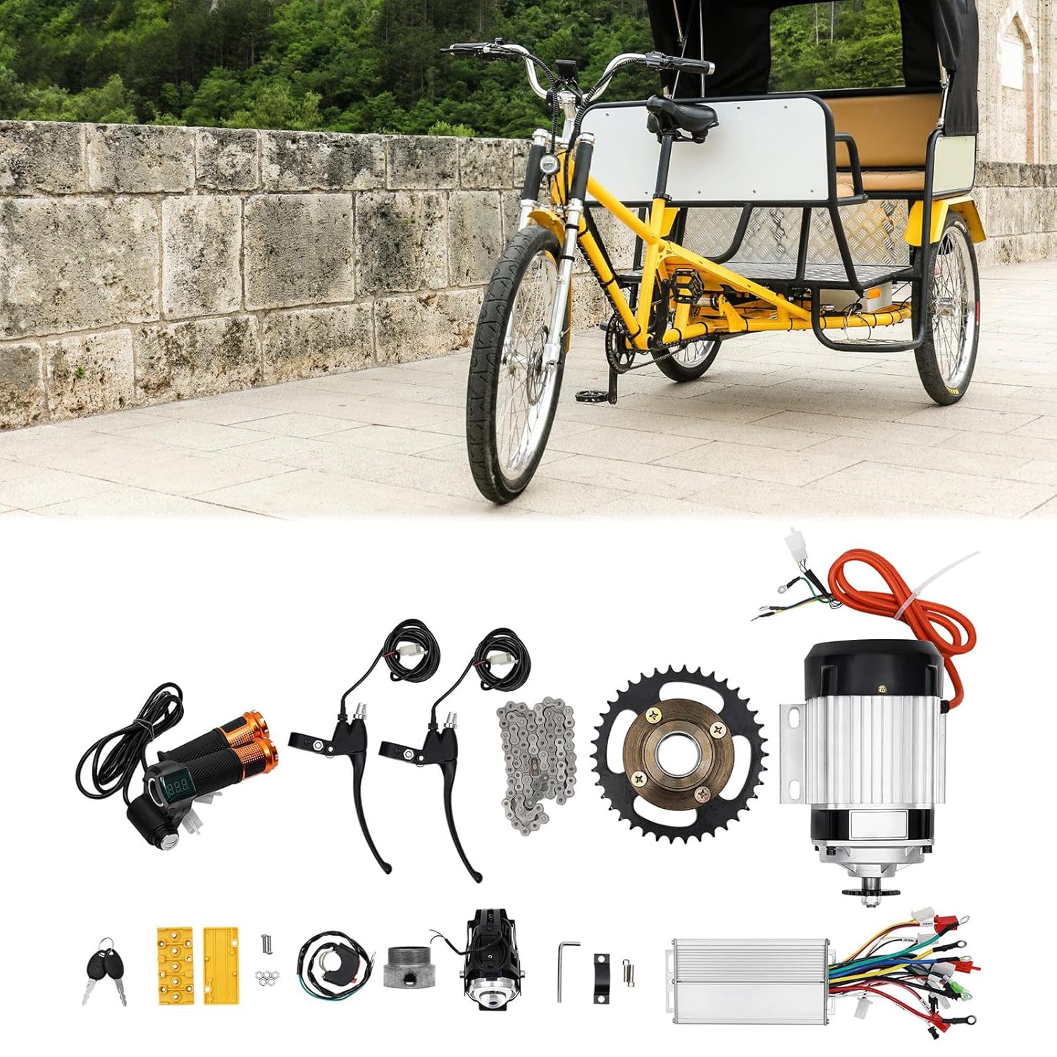 48V 750W Electric Brushless Motor Kit with Controller R1198
