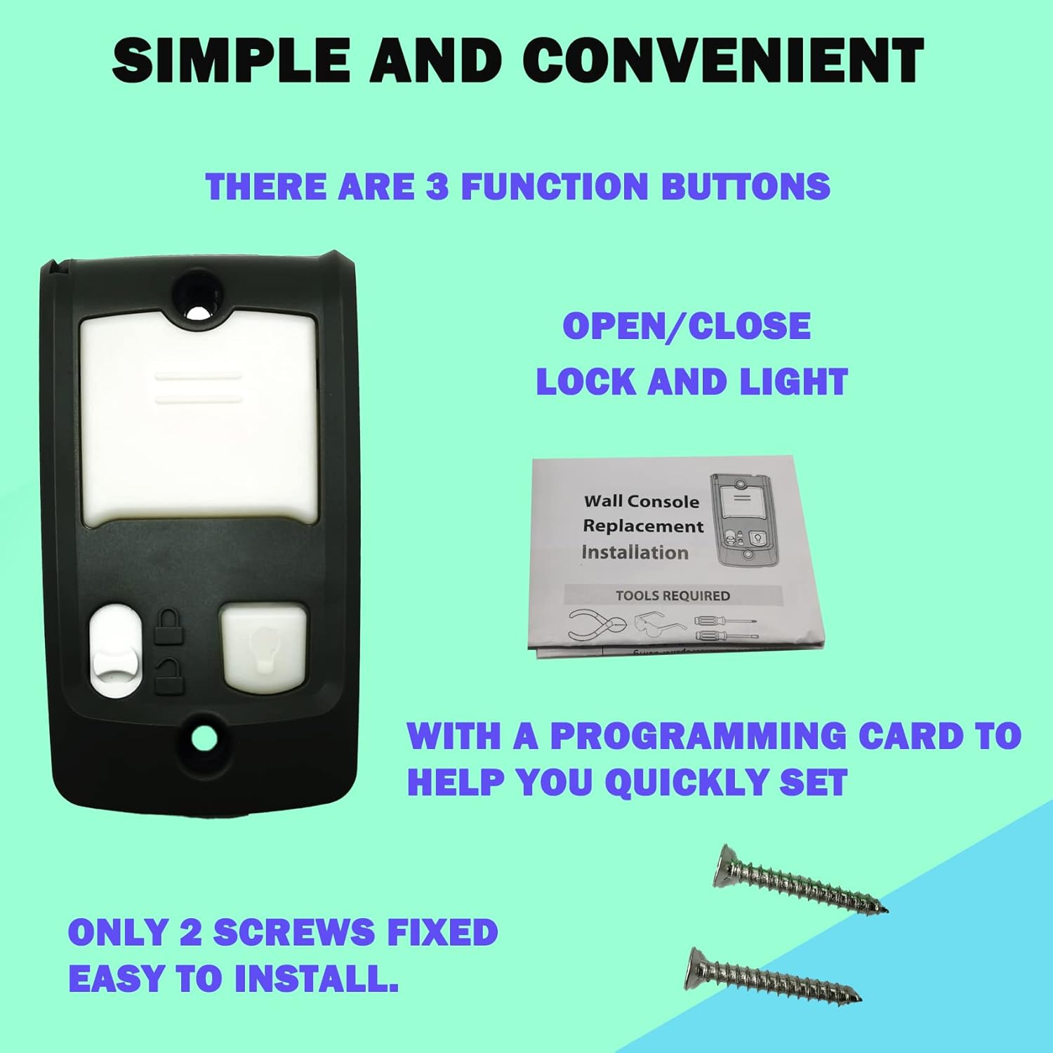 Garage Door Opener Wall Console C74400