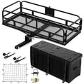 Folding 500 LBS Cargo Carrier Basket 60" x 24" x 14" for 2" Receiver D682