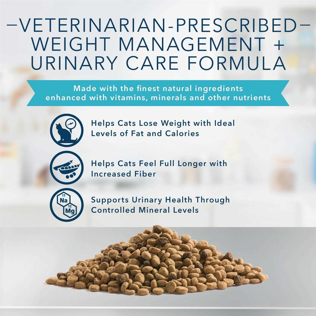 Natural Veterinary Diet Weight Management Urinary Care Dry Cat Food R696
