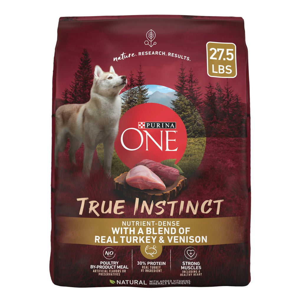 Natural Dry Dog Food with Real Turkey & Venison - 27.5lbs P48798