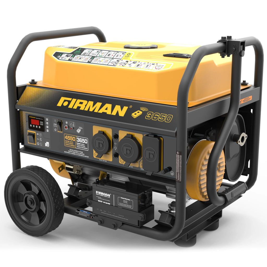 Gas Powered 4550-3650W Portable Generator with Wheel Kit F462201
