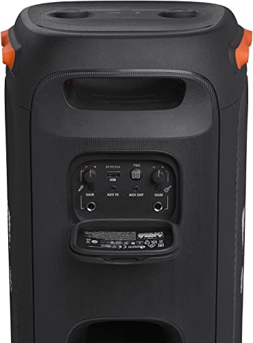 Black Portable Party Speaker with Built-in Lights F784