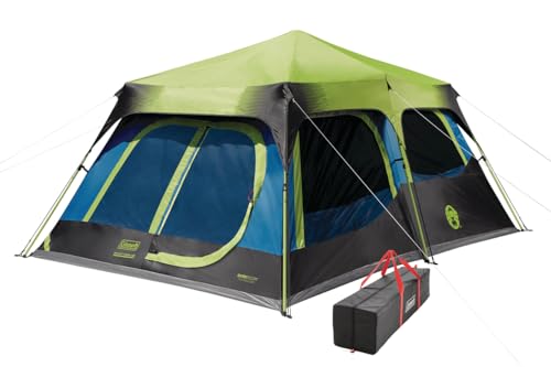 Coleman Camping Tent with Instant Setup, 4/6/8/10 Person Weatherproof Tent with Double-Thick Fabric and Carry Bag Y7692