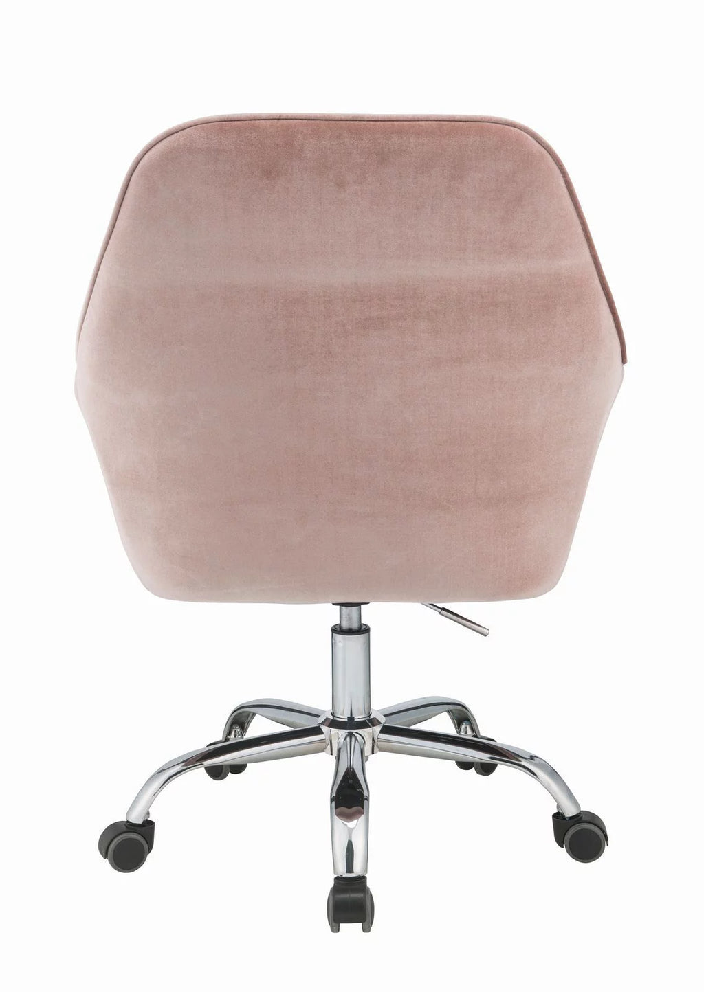 Pink Peach Velvet Office Chair J370691