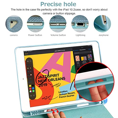 Keyboard Case for iPad 9.7" with Detachable Keyboard and Pencil Holder H267