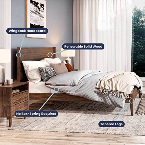 Queen Size Solid Wood Platform Bed C22967