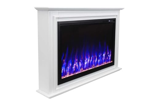 Smart Electric Fireplace with Mantel N72688