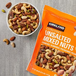 Unsalted Mixed Nuts 2.5 lb, 2 Pack Z8500