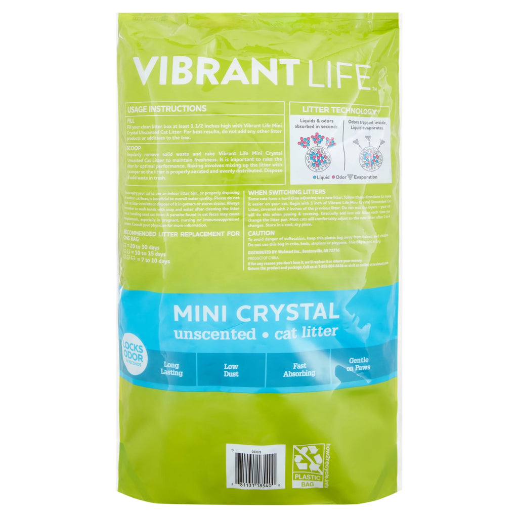 Mini Crystal Unscented Cat Litter, 4 lb B948