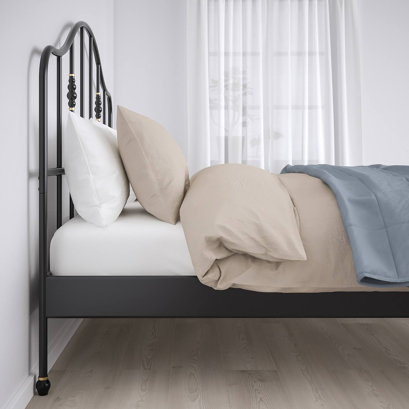 Black King Bed Frame H24231