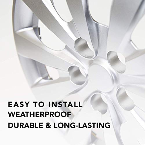 16-Inch Matte Black Wheel Covers (Set of 4) I955