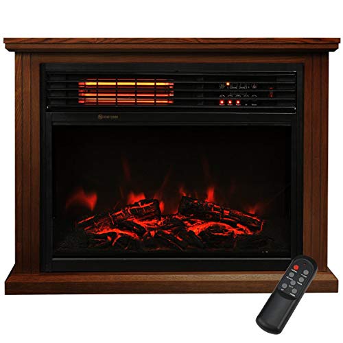 1500W Electric Fireplace Space Heater J44615