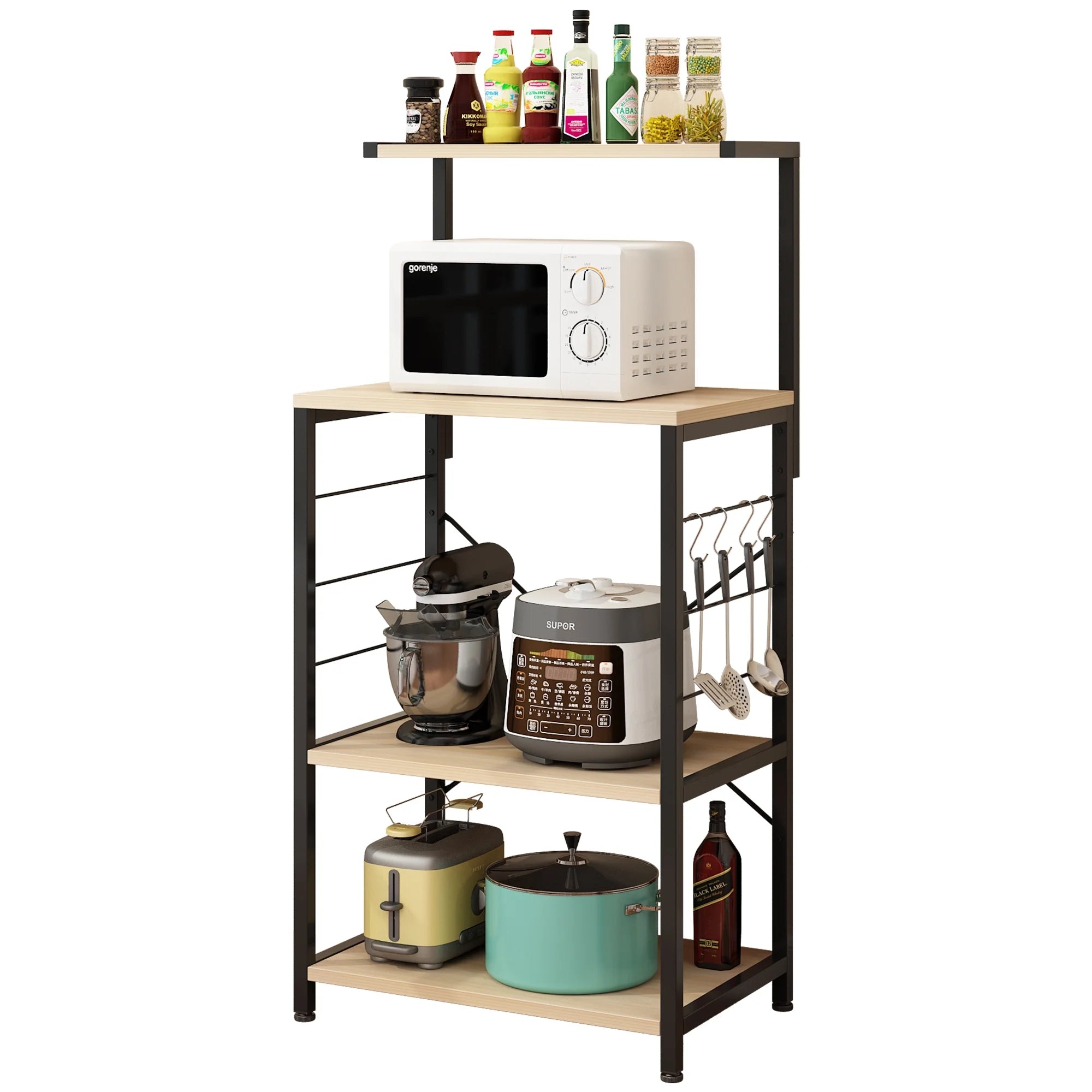 Microwave Oven Stand Storage Organizer A220