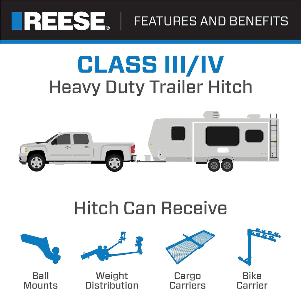 Class III Custom-Fit Hitch with 2" Square Receiver opening N814