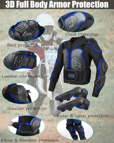 Kids Motorcycle Jacket Armor Suit K607