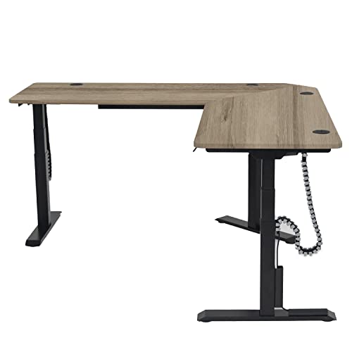 Electric Sit to Stand L-Shape Corner Desk T99914